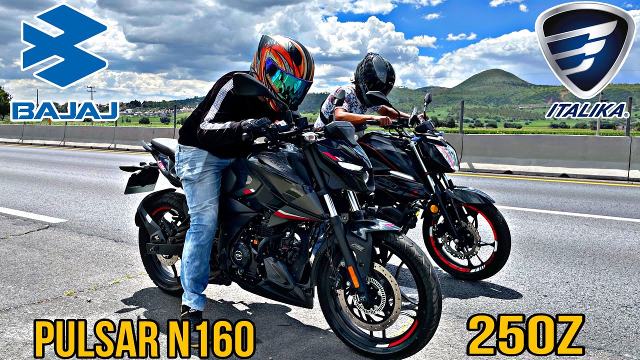 Bajaj Pulsar N160 vs Italika 250z|Carrera|¡Esto Es Un Batallón!😱🤯