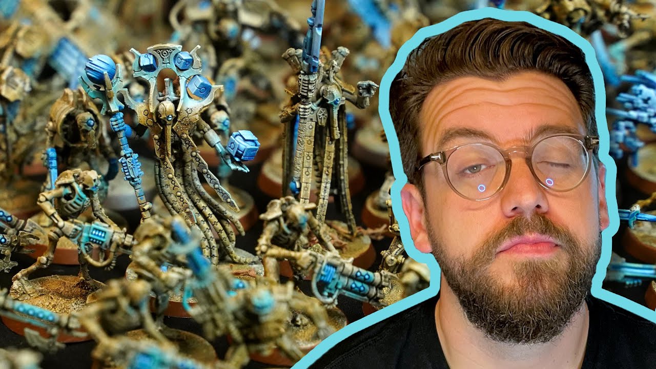 I stayed up for 27 hours to paint a 5000 point Necron army