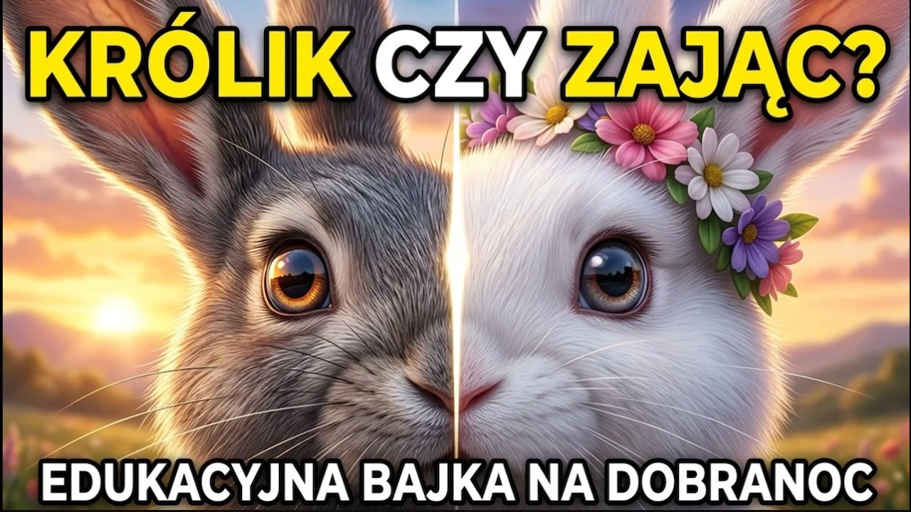 Królik i zając. Bajka edukacyjna do snu dla dzieci.