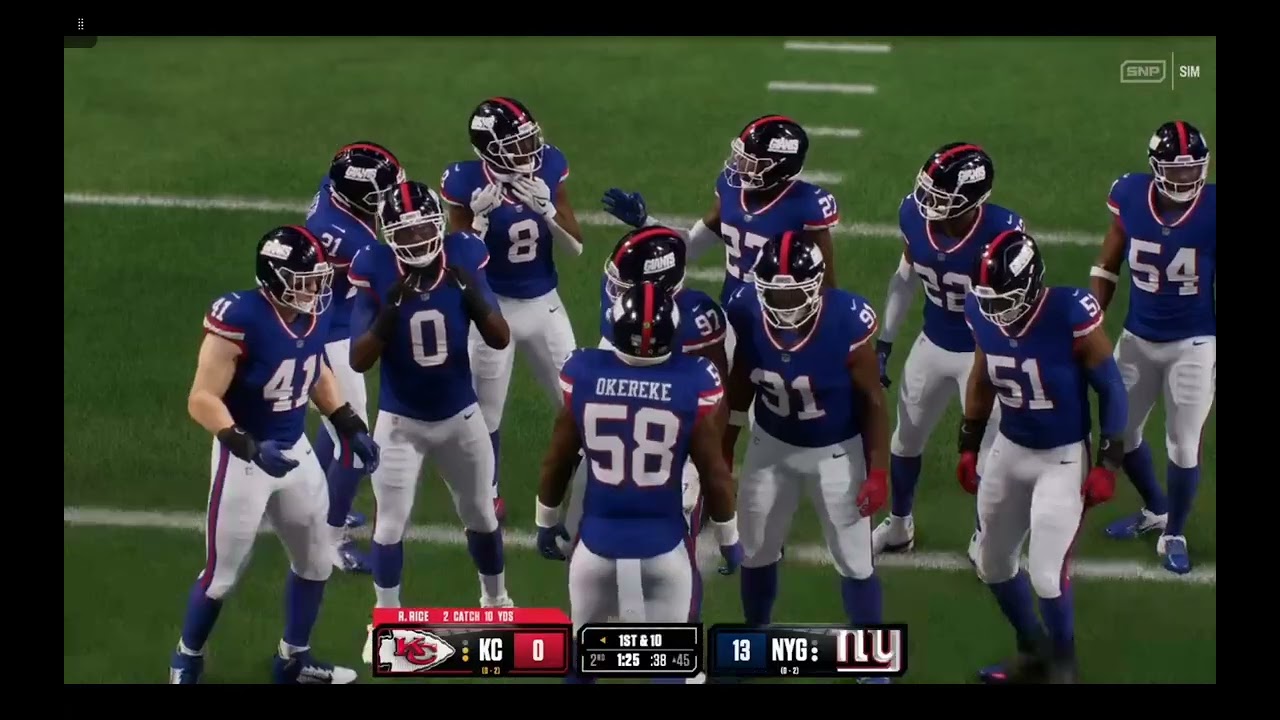 Chiefs at Giants 