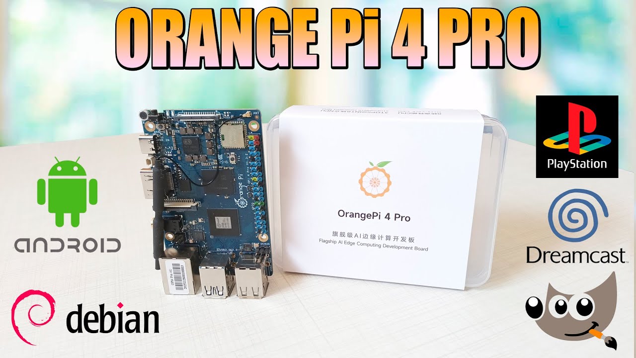 Orange Pi 4 Pro REVIEW: mini PC de BAIXO Custo e Consumo de Energia