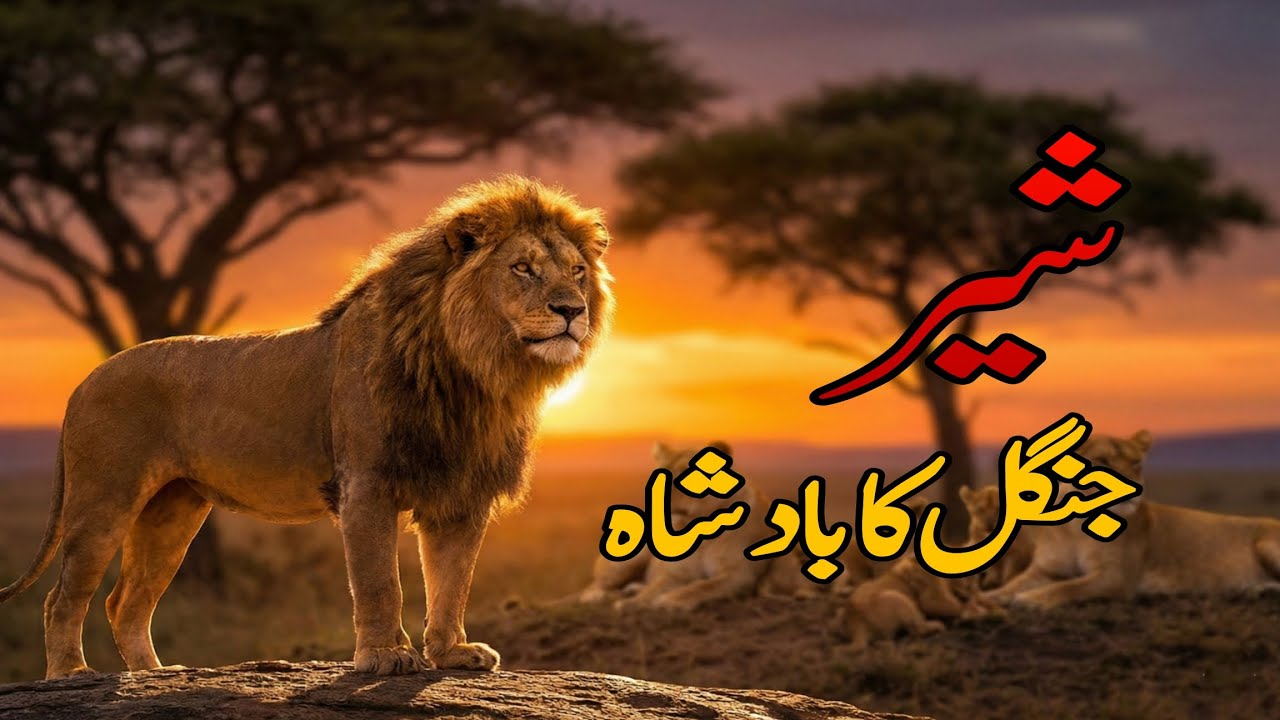 Sher - Jungle Ka Asli Badshah | African Lion Documentary in Urdu | Real Hunt & Survival