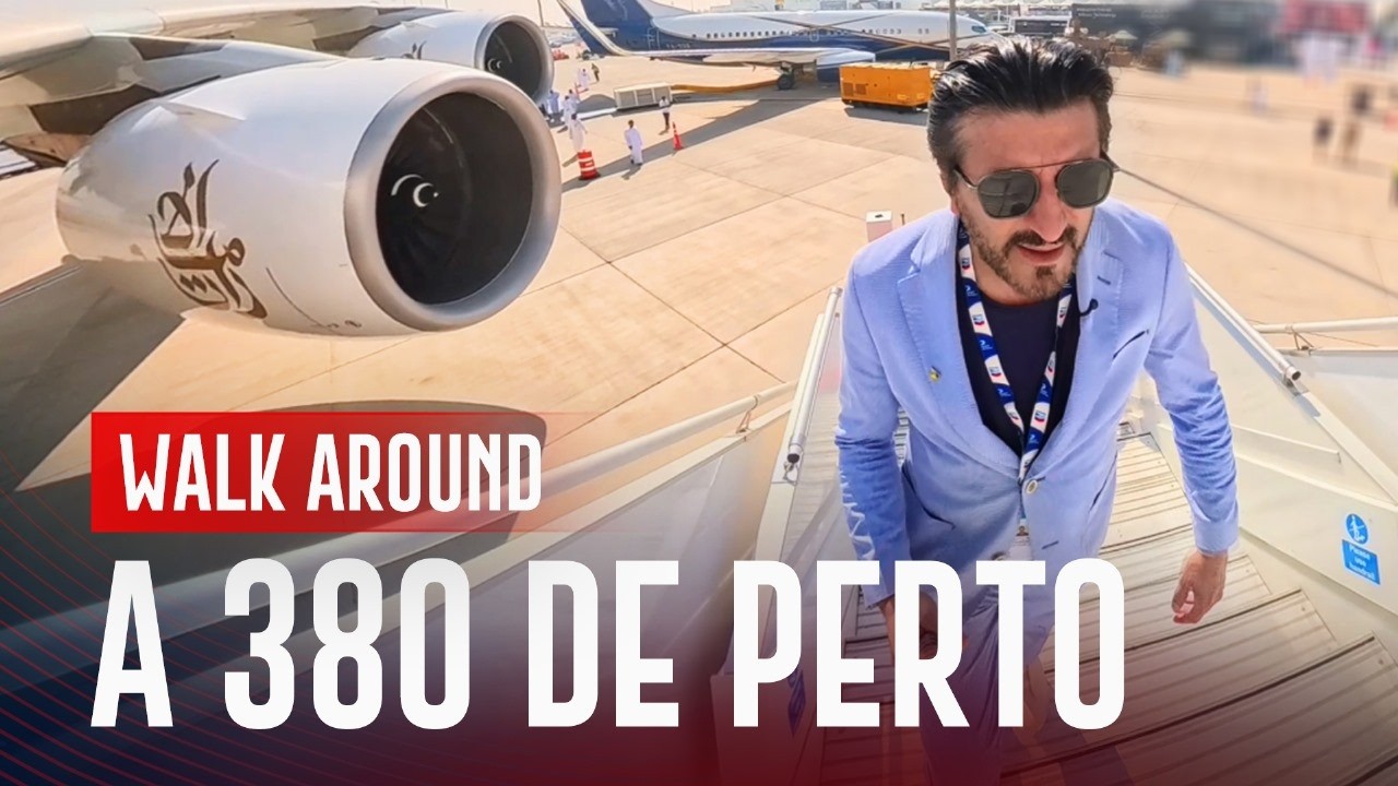 Conheça o A380 de pertinho!! - Dubai Airshow | EP. 1387
