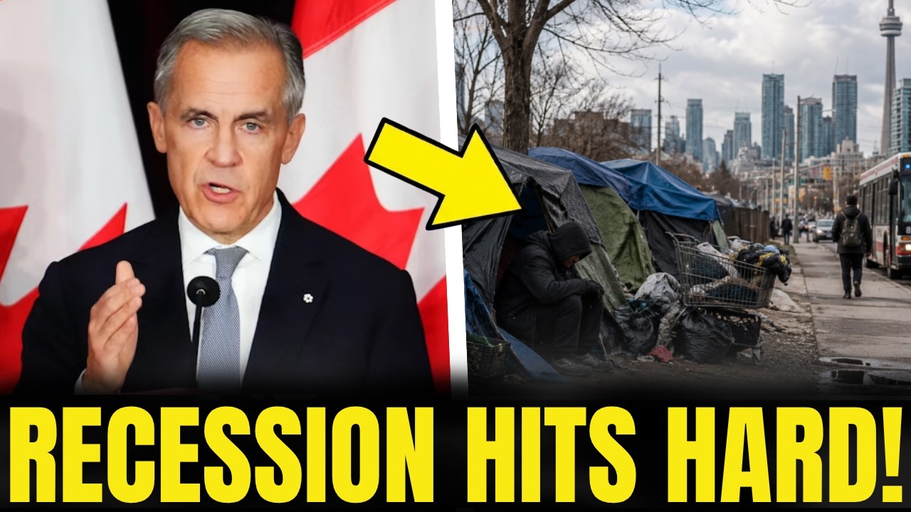 Canada IN SHOCK As Economy SLIPS Into Recession &mdash; Carney Calls It 'Settling In'!
