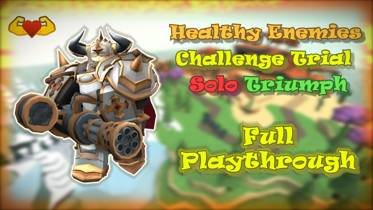 Roblox - Tower Defense Simulator | Healthy Enemies Trial SOLO Triumph