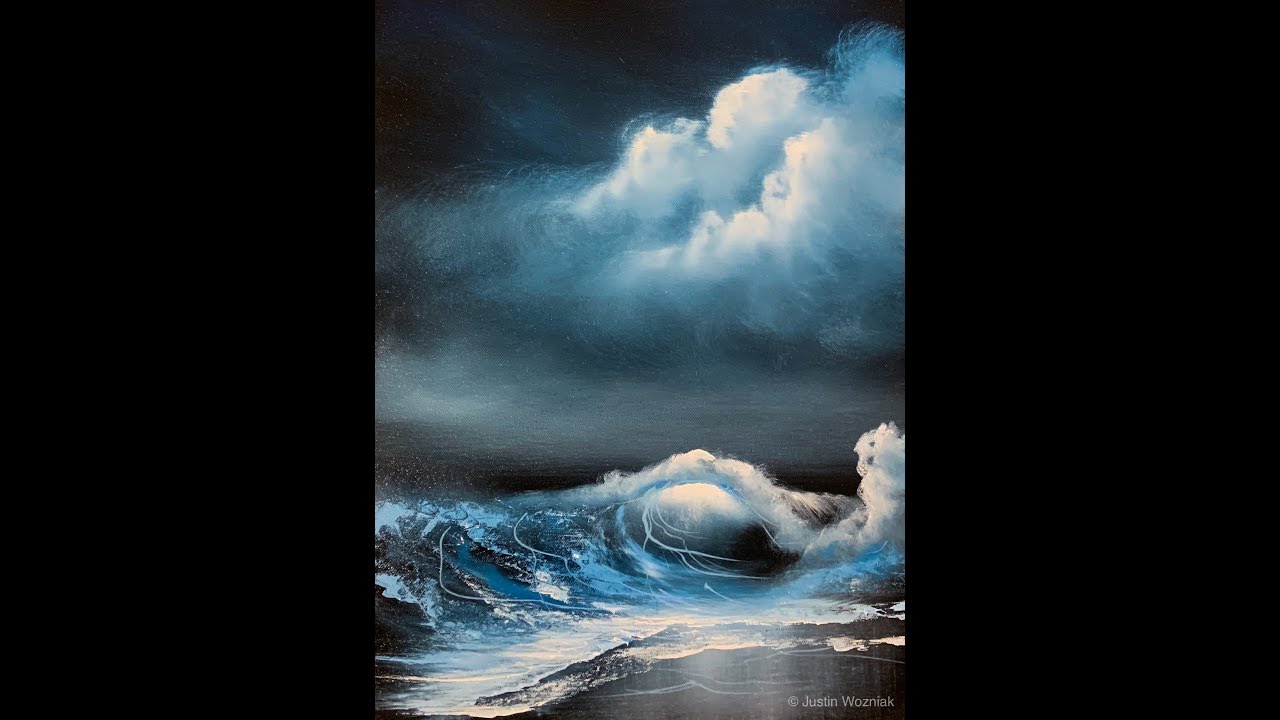 A Painting That Anyone Can Do | Beginner Seascape | Paintings By Justin