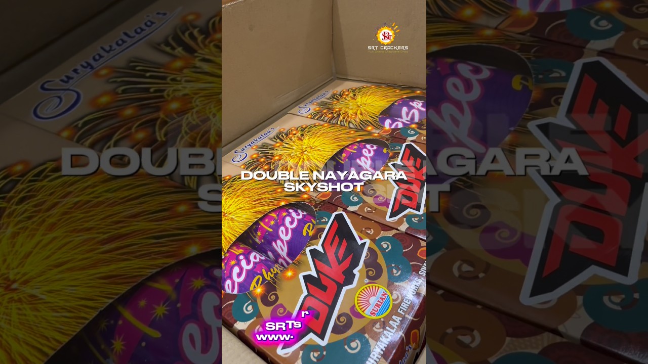 Suryakala Double Nayagara skyshot|SRT Crackers|Nayagara falls skyshot|Sivakasi crackers|