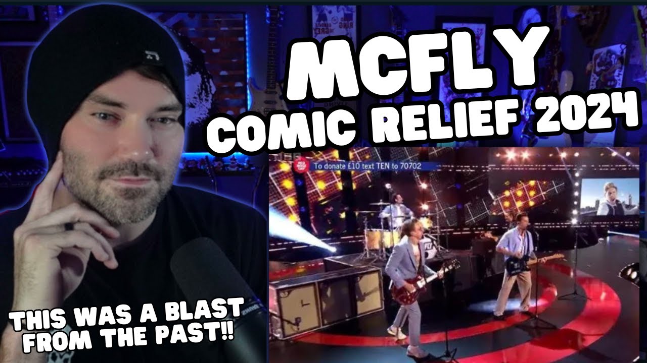 Metal Vocalist First Time Reaction -McFly Performing Medley on Comic Relief 2024