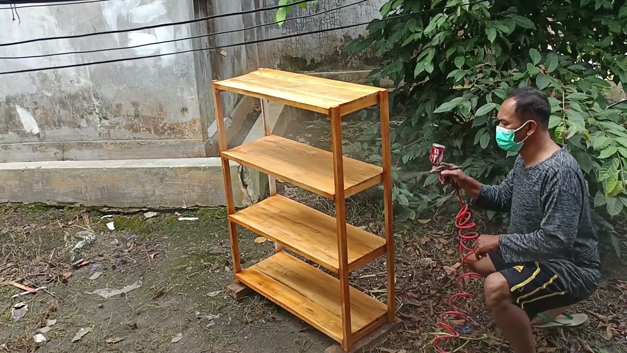 Pengecatan Rak Untuk Jualan #woodworking 