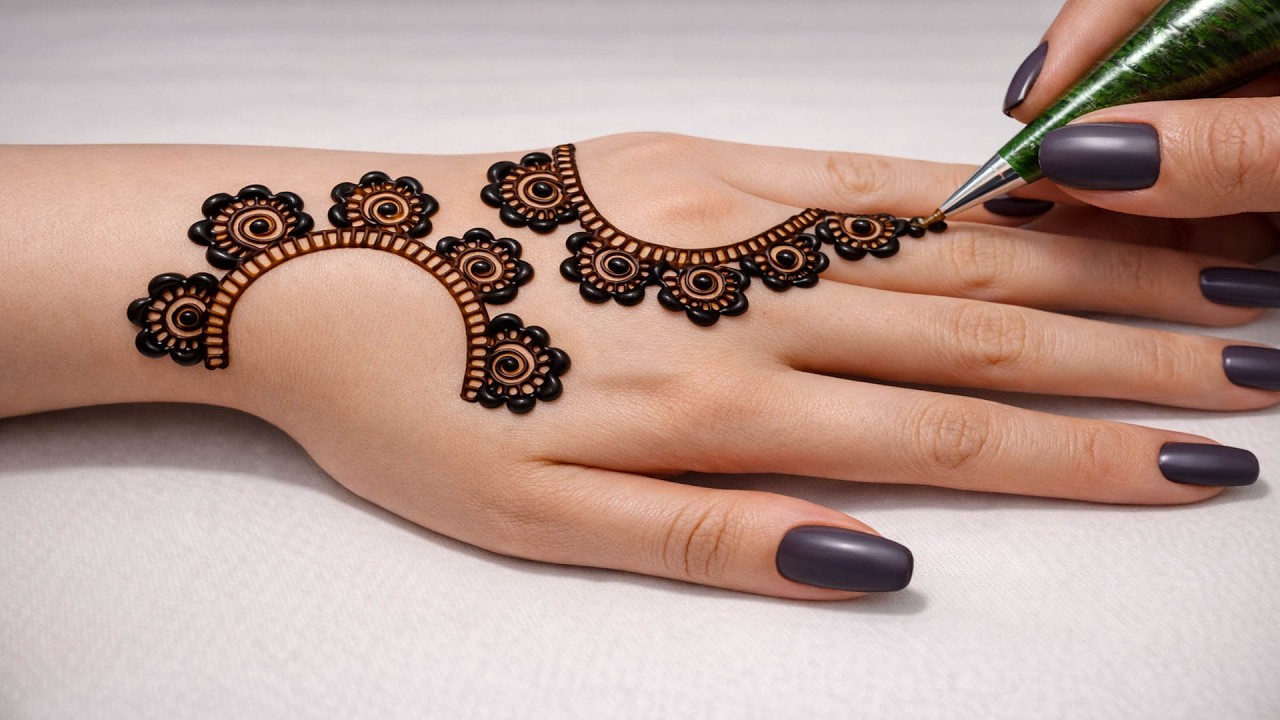 Back hand mehndi design | eid mehndi design | Letest  eid mehndi design | Anisha mehndi magic