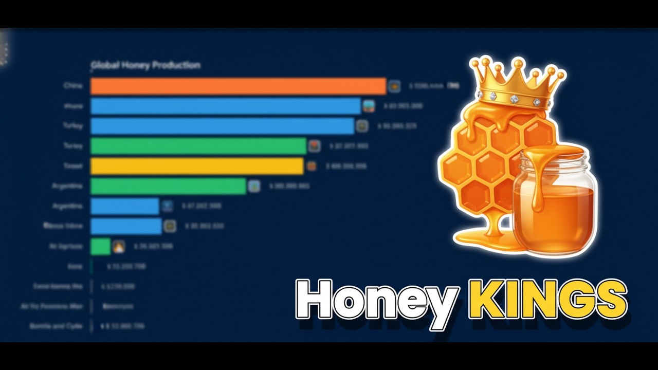 Global Honey Production Ranking 1960–2025
