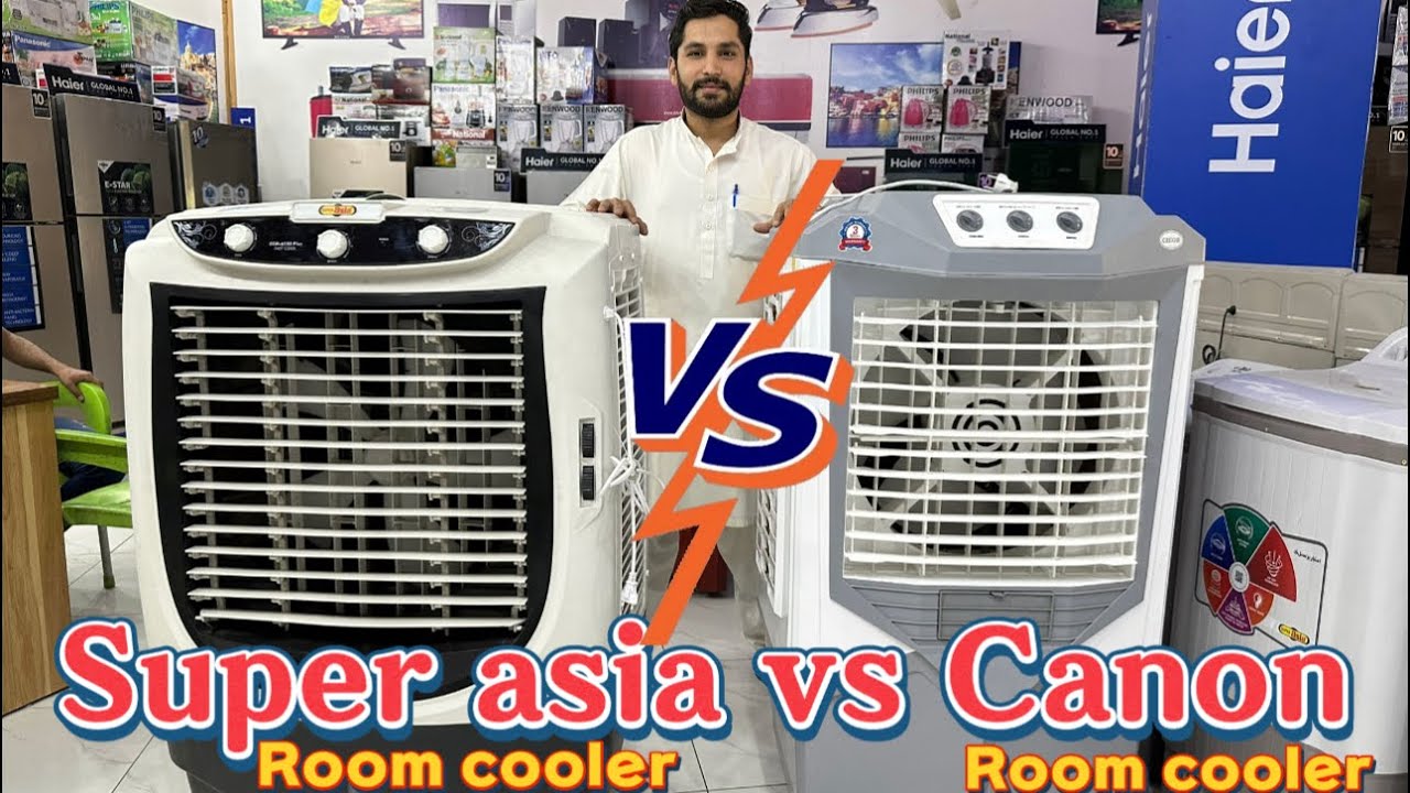 Super Asia room cooler vs canon room cooler | ECM 6500 plus | Canon CA 6500