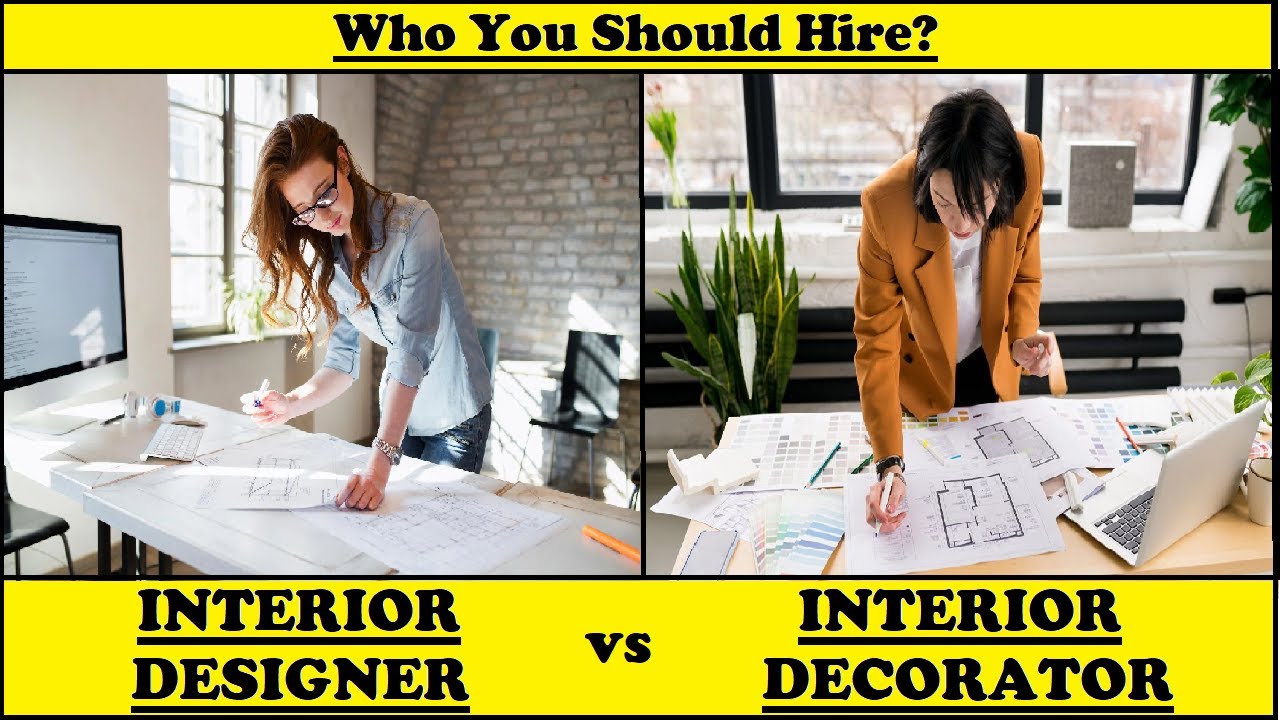Interior Designer vs Interior Decorator