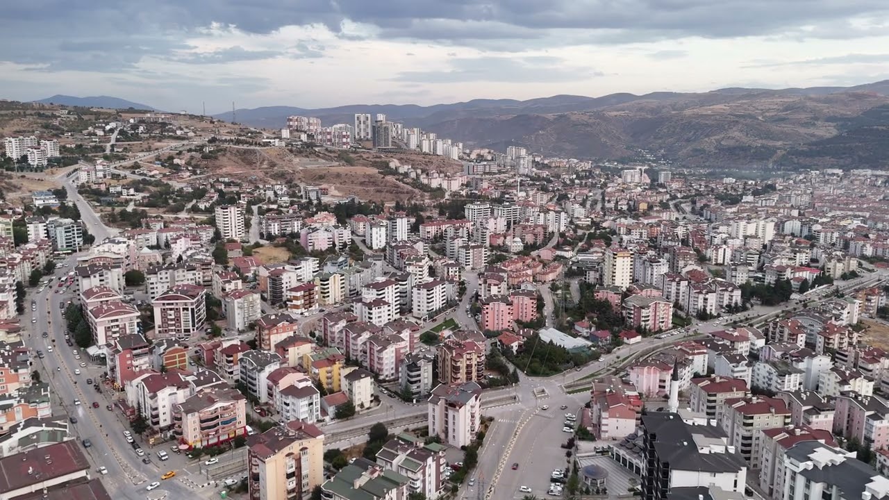Tokat Şehir Merkezi Drone &Ccedil;ekimi | 4K Havadan Tokat