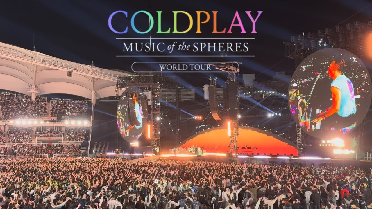 Coldplay [4K] Full LIVE in Korea 2025.04.22 🌏MUSIC of the SPHERES World Tour