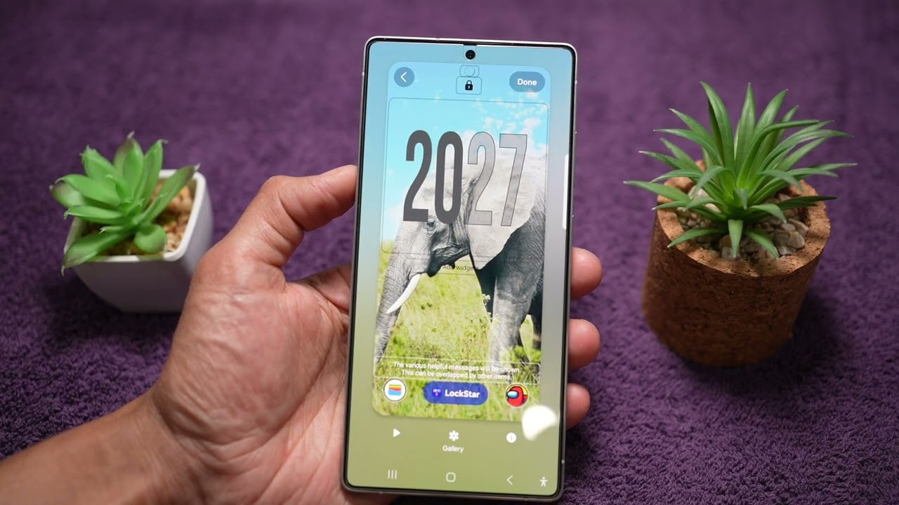 Turn on Photo Ambient Wallpaper to Match Your Location Weather on Samsung Galaxy Phone 2025