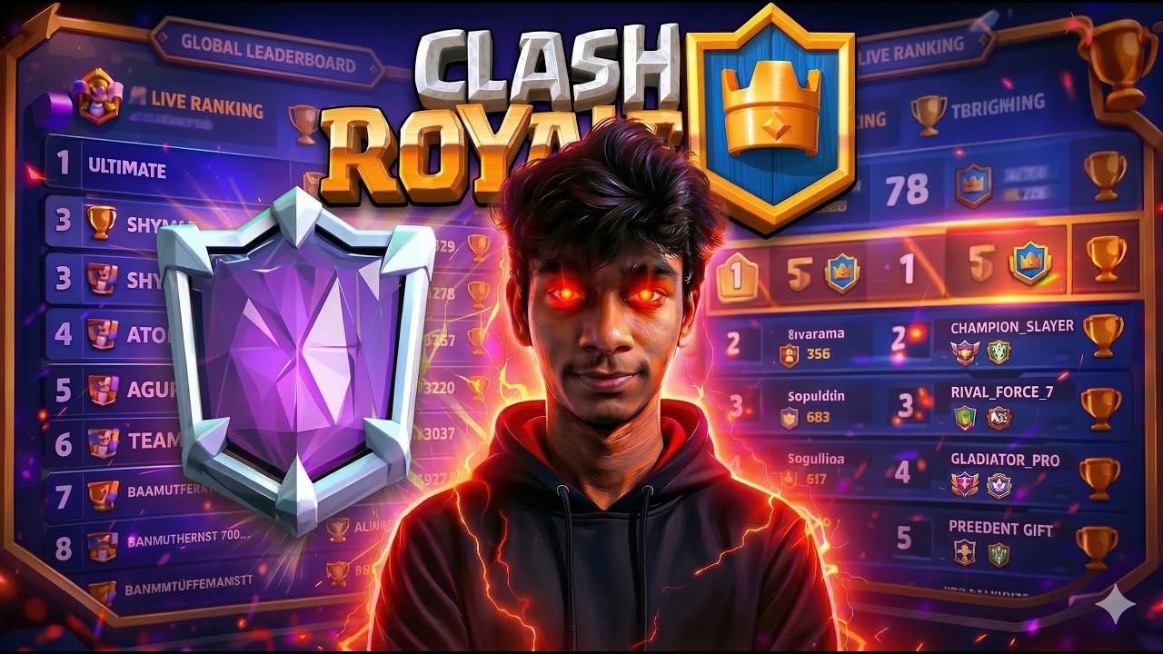 🔴 LIVE | The Rank Push Continues… Can We Climb Higher? | ClashRoyale | #clashroyale #supercell