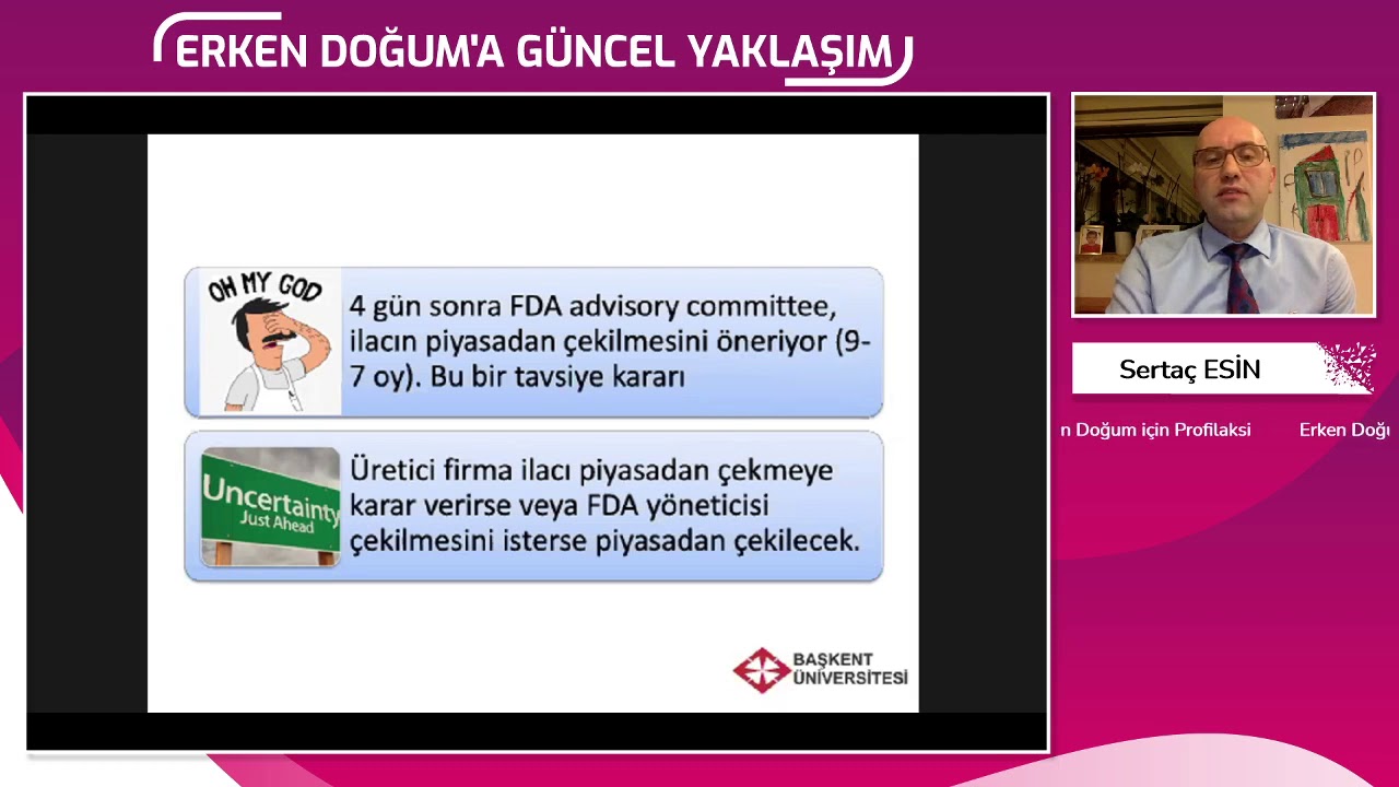 Erken Doğum'a Güncel Yaklaşım - Ege Perinatoloji Derneği 27/01/2021 Webinar