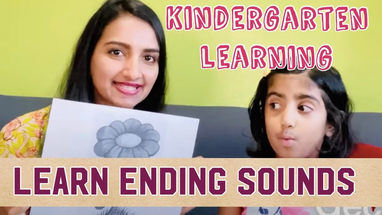 ending sounds for kindergarten | ending sounds of words | ending sounds activities | Kindergarten
