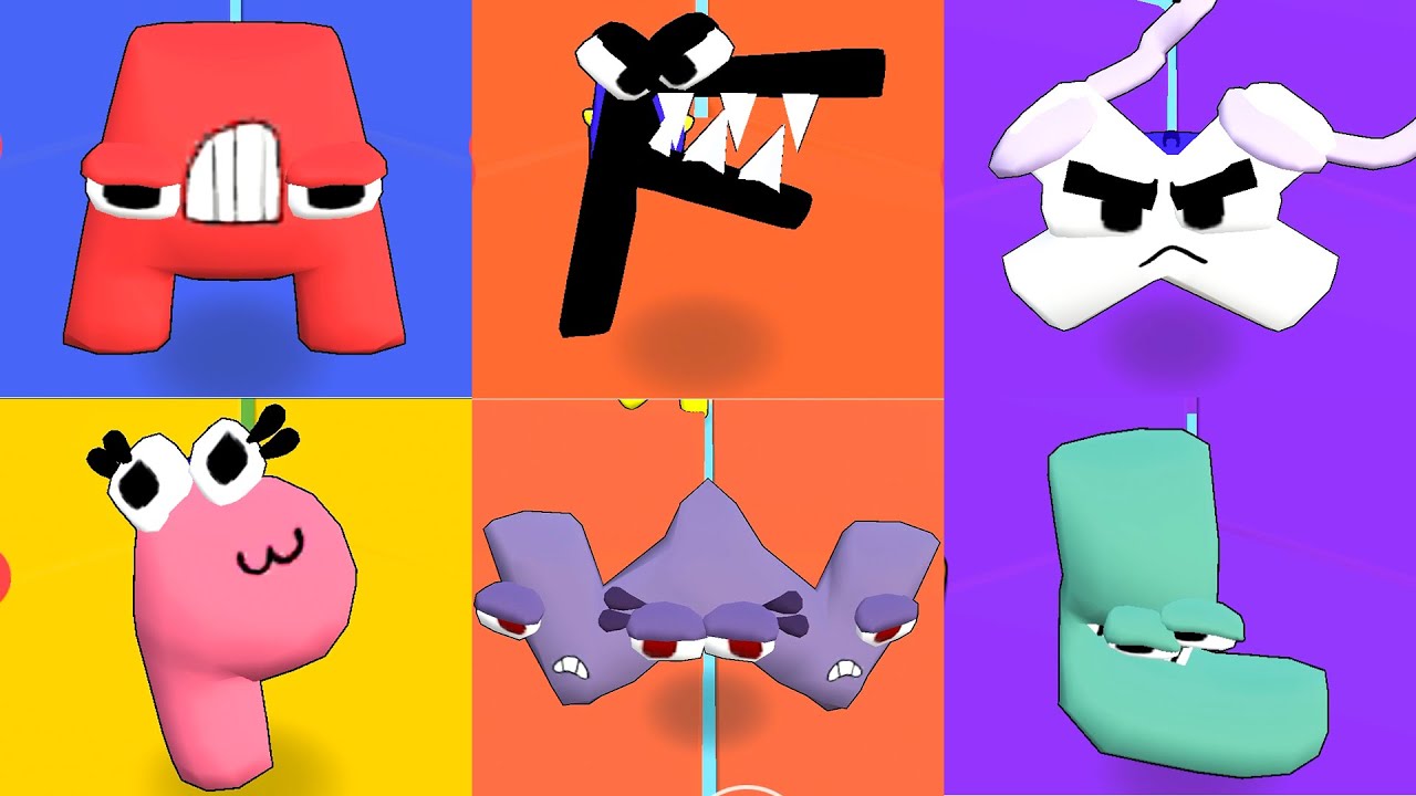 ALPHABET LORE FALL .IO: MATCH RACE Battle GamePlay - iOS, Android Part 2