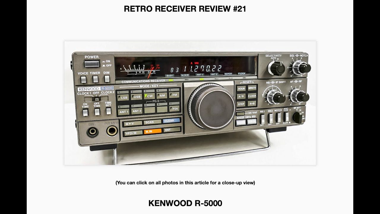 Retro Receiver - Kenwood R-5000 -