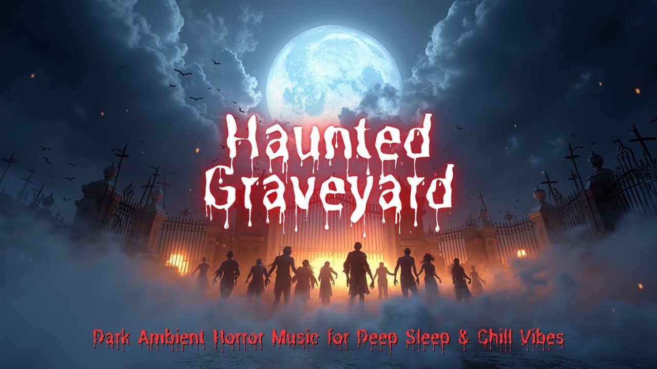 Full Moon Night | Dark Ambient Music for Haunted Graveyard Horror Scenes