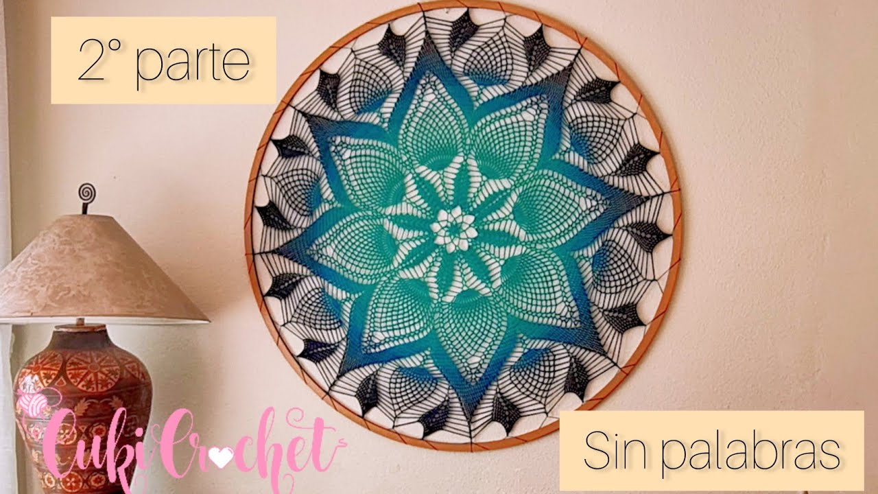 120 cm de MANDALA Tejido a CROCHET. 2ª Parte