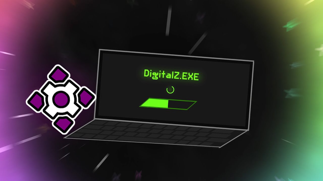 «DIGITAL Z» от Bluepper [ВСЕ МОНЕТЫ] | Geometry Dash Weekly Demon 