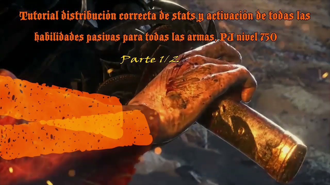 Nioh, Tutorial distribución correcta de stats y activación de habilidades pasivas, PJ nivel 750
