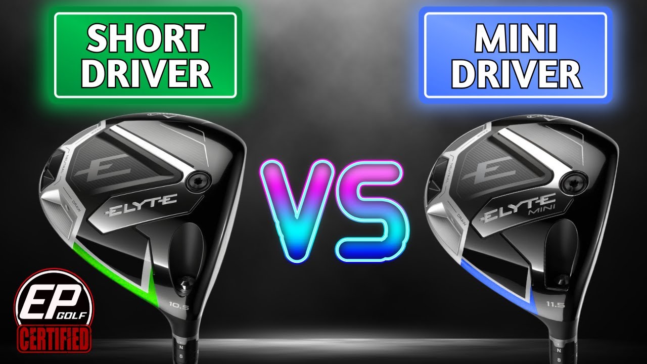 Straighter AND Longer?! 🤔Short Shaft Driver vs Mini Driver vs Long Driver