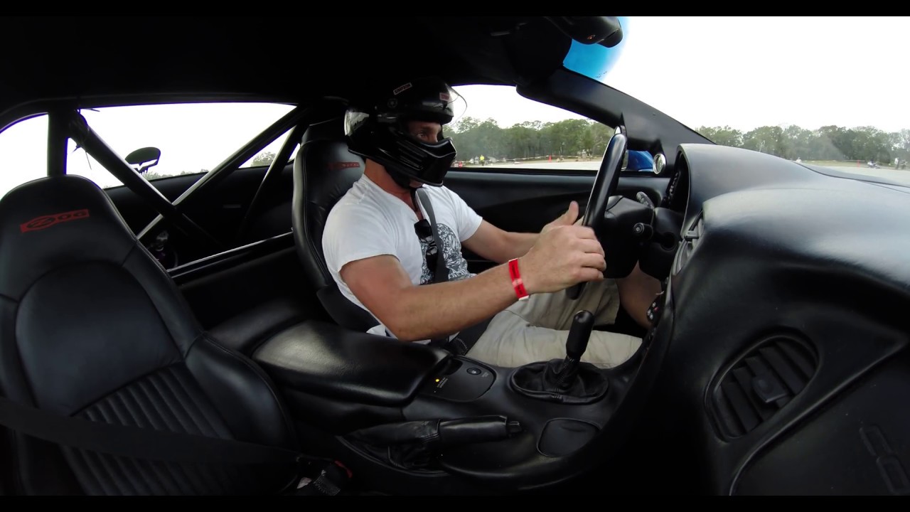 Driving a  roadrace ready C5R 427 2002 C5 Z06. G-Force transmission