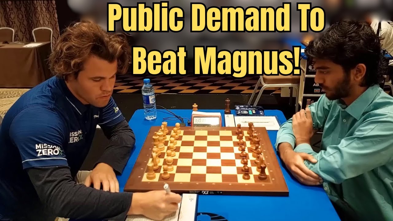 When Public Demanded Gukesh To Beat Magnus Carlsen