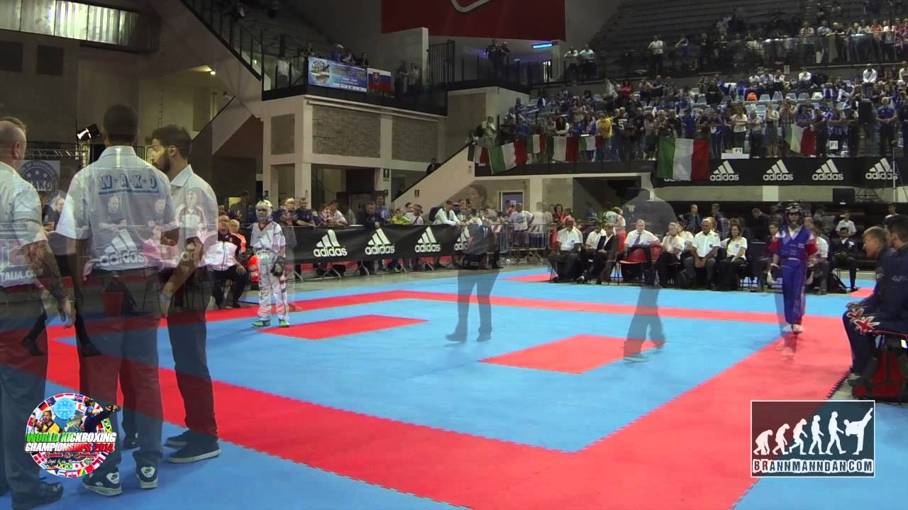 Martin Balint HUN v Jamie Berrow GBR Junior WAKO World Championships 2014