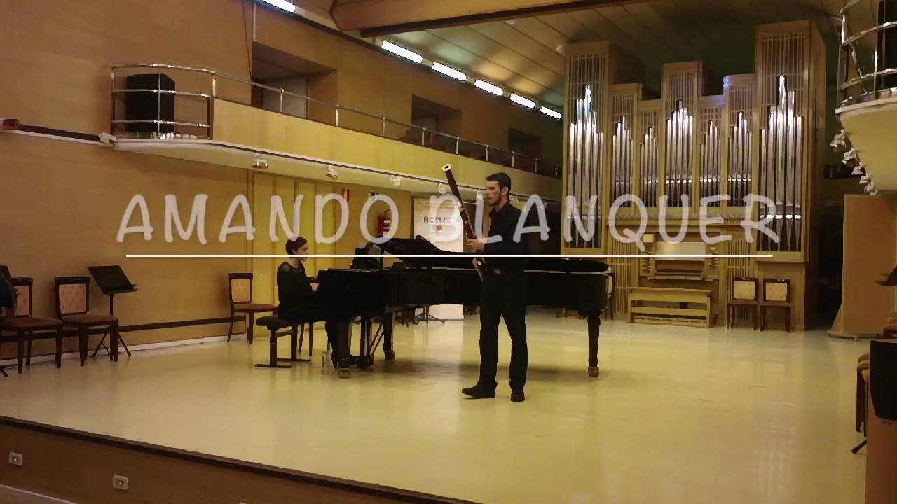 A. Blanquer - Concerto for bassoon and string orchestra - Alvaro Rodriguez