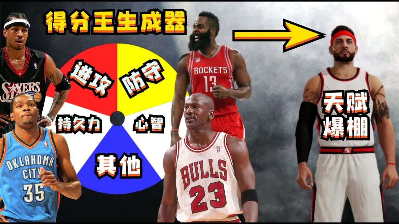 全能型人才！我用轉盤改變了一個球員的職業生涯，結果會是如何？NBA2K22-MYNBA【粵語中字】