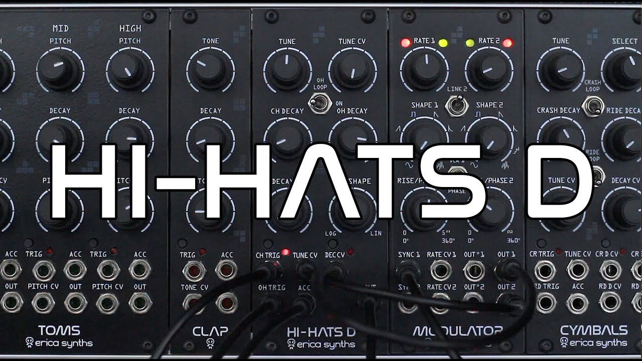 Erica Synths HI HATS D demo