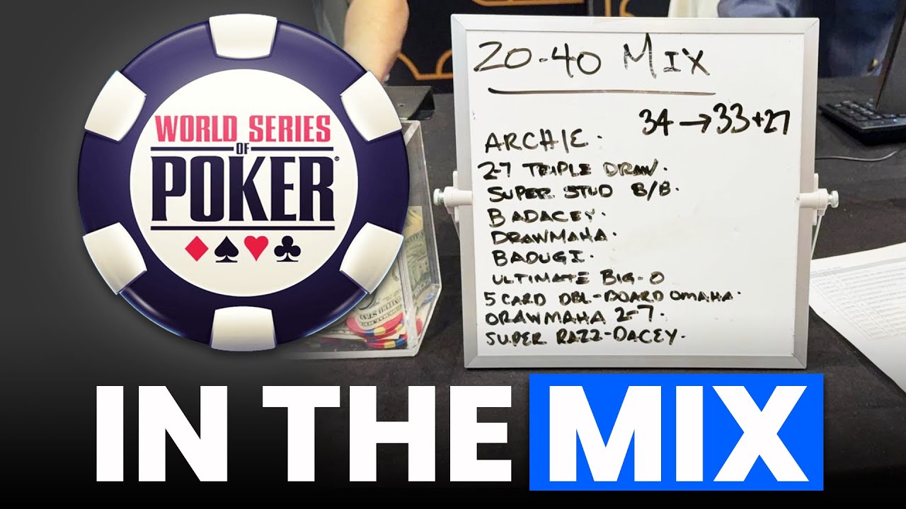 Mixed Poker Games Are Getting Popular - $20/$40 WSOP Poker Vlog 