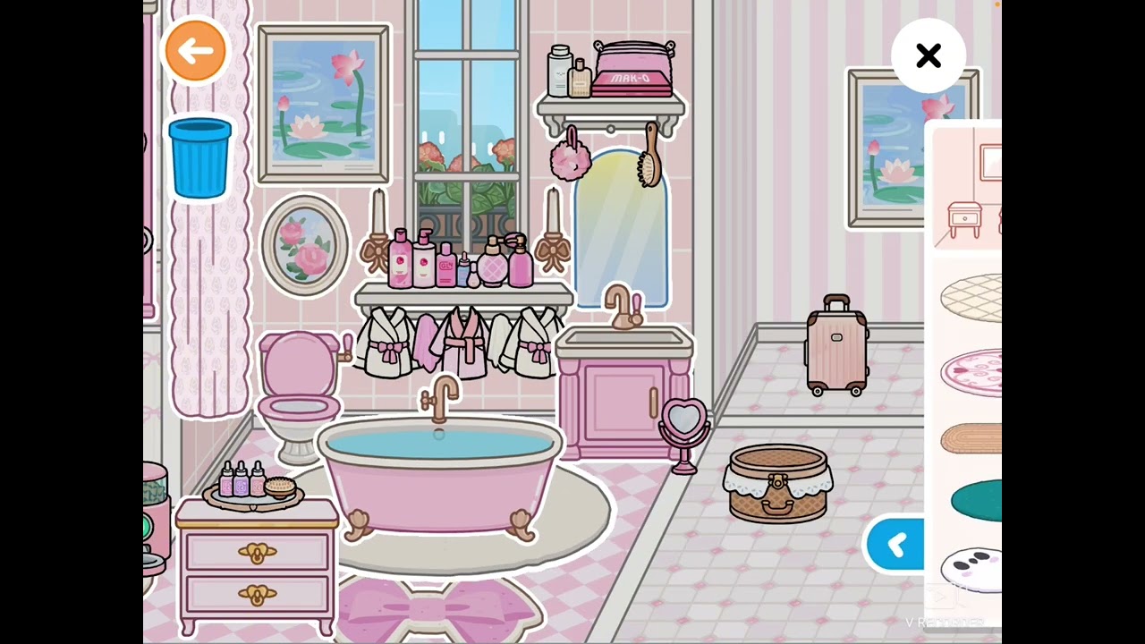 Toca Boca pink challenge#