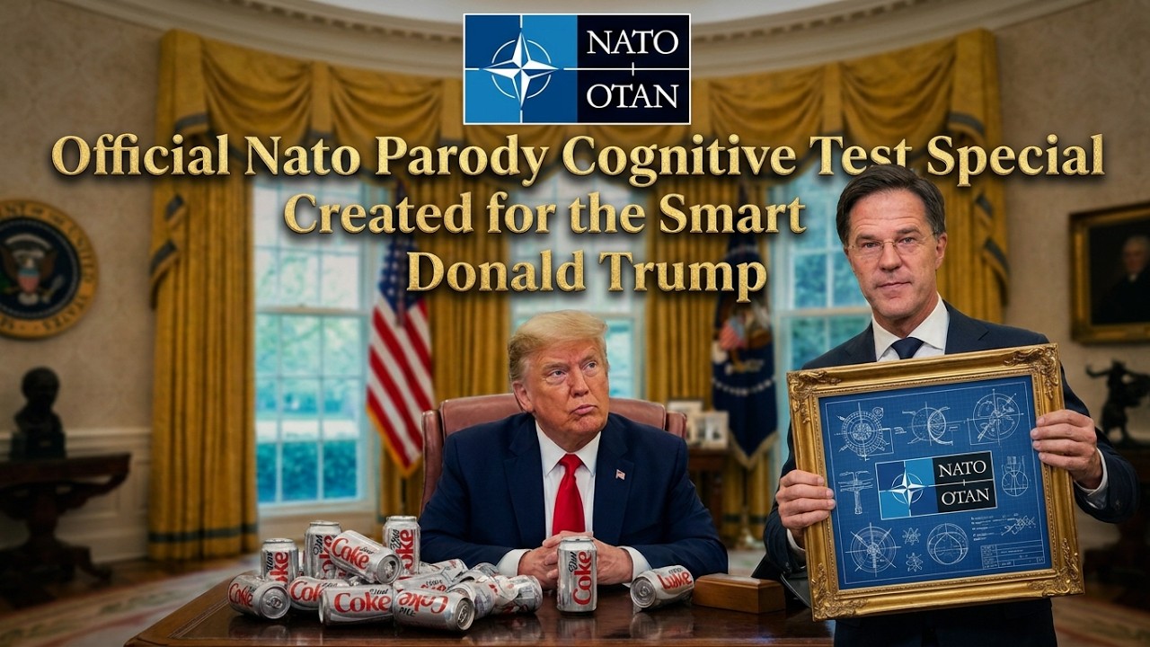 Mark Rutte tests Donald Trump's Cognitive Skills! (Parody)