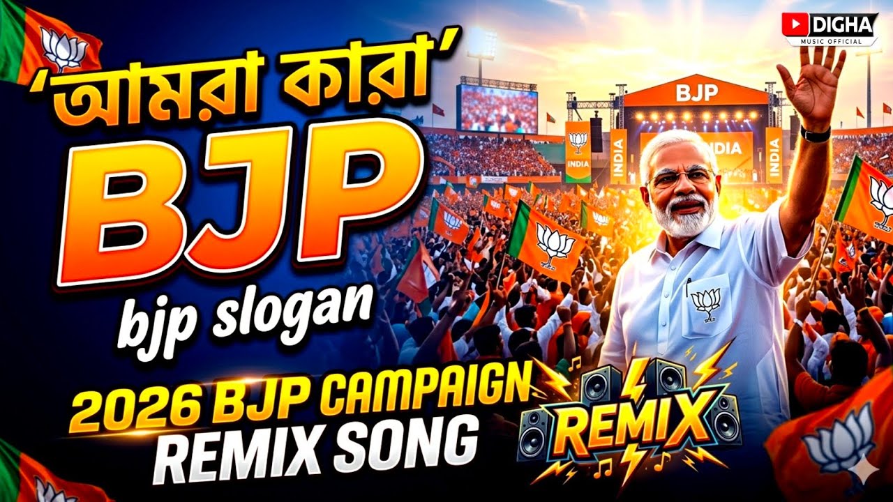 আমরা কারা BJP | BJP Slogan | 2026 BJP Cappaign Remix Song | Digha Music Official