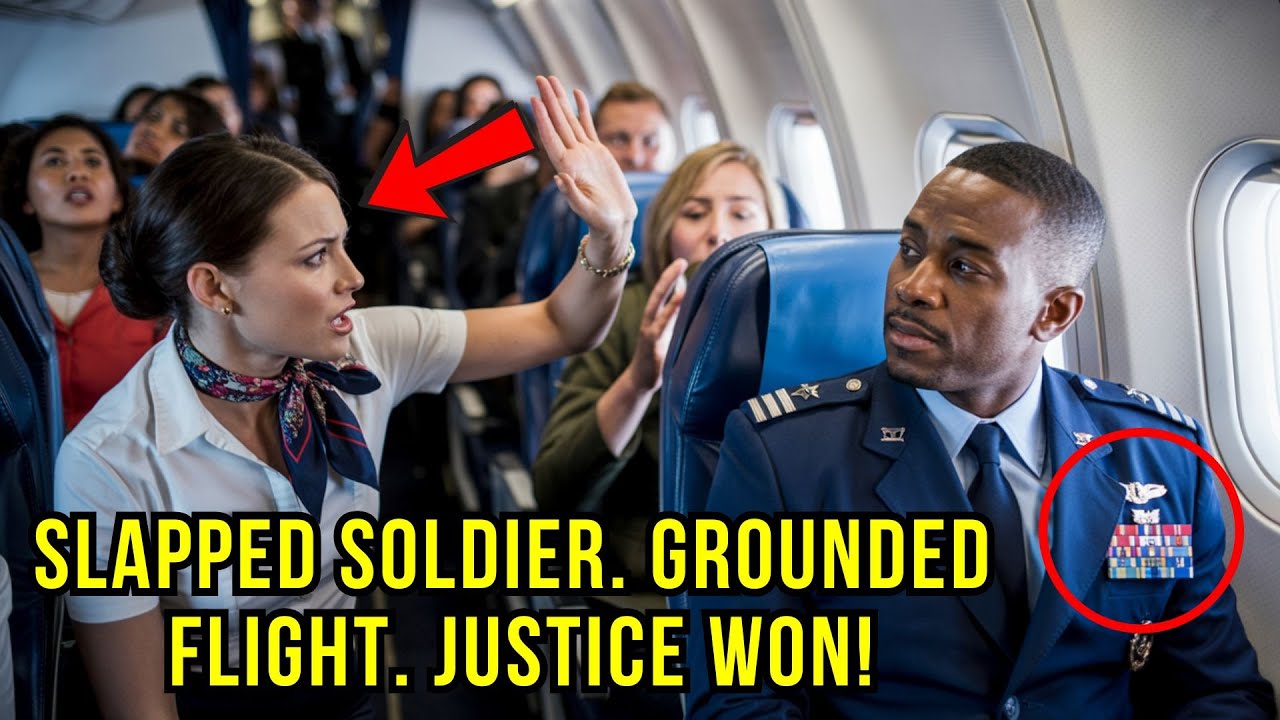 Flight Attendant Slaps Black Soldier &mdash; 5 Minutes Later, He Enters the Cockpit and Grounds the Plane!