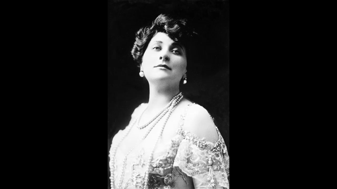 Mary Garden (soprano) - Ah! fors'e lui? (in French) ('La Traviata' - Verdi) (1911)