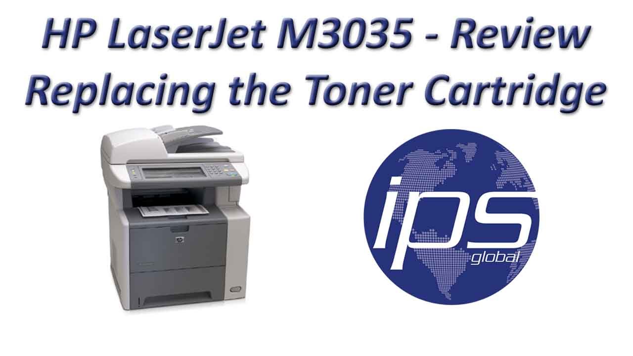 HP M3035 - Review Replacing the Toner Cartridge