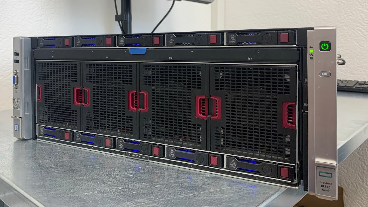 Обзор на HPE ProLiant DL580 Gen9