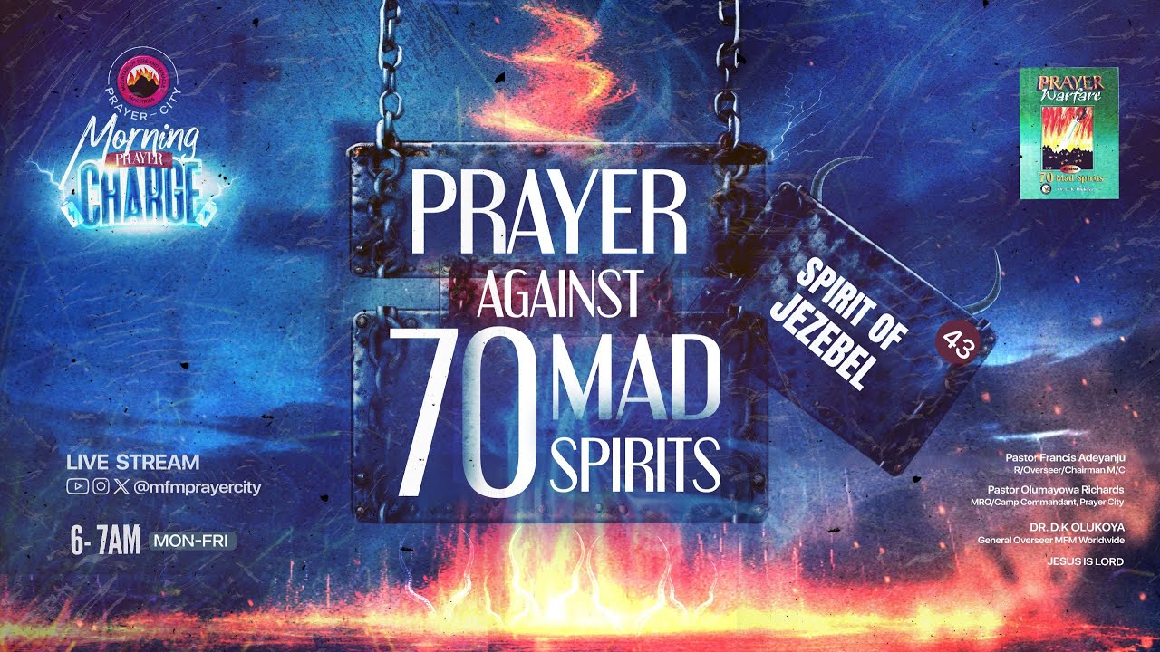 MORNING PRAYER CHARGE || WARFARE AGAINST THE SPIRIT OF JEZEBEL ||  15-09-2025 || PRAYER CITY