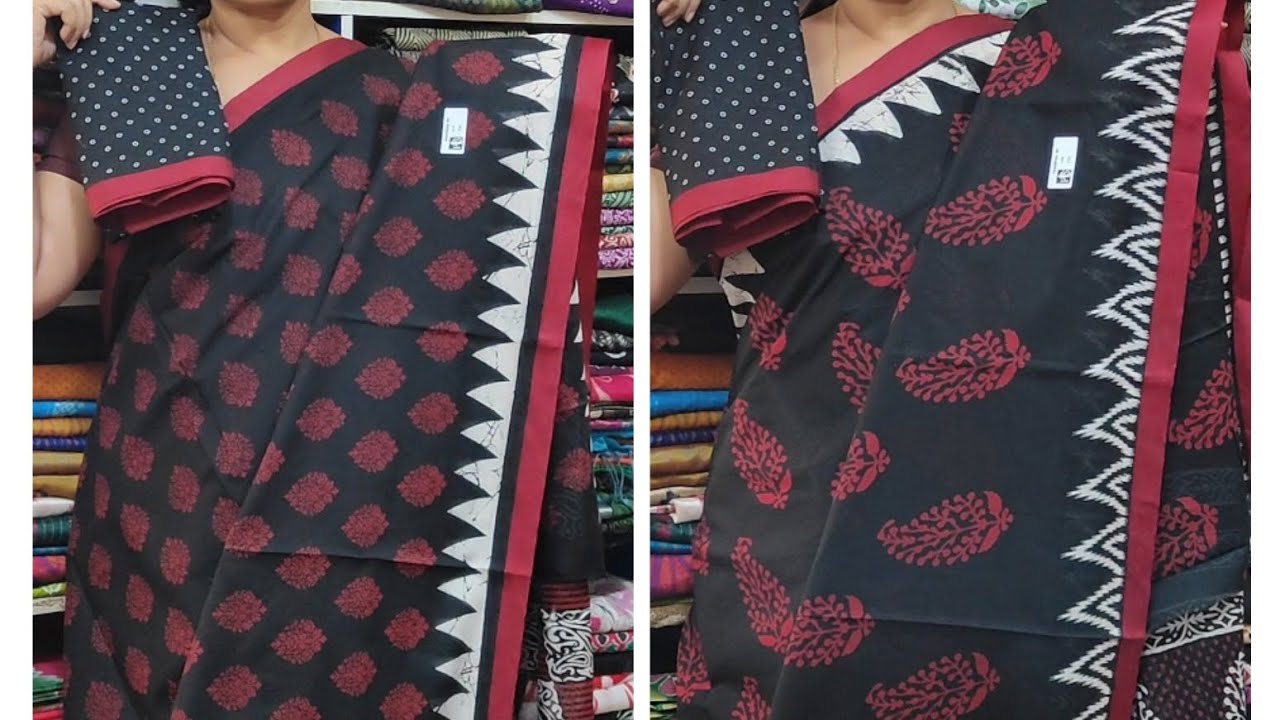 BLACK BEAUTY PASHMINA SOFT COTTON SAREES, WATSP 6381706202, 9659742600,#youtubevideo#purecotton 