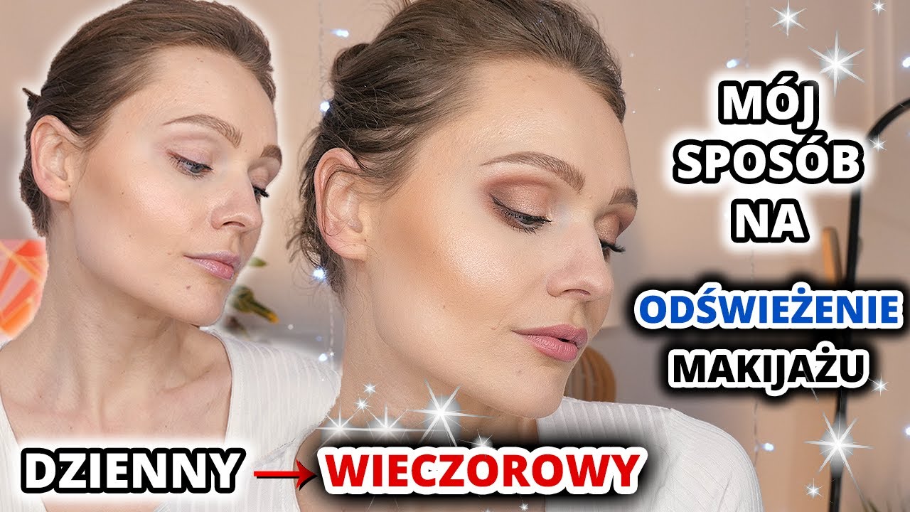 CHAT MAKEUP 💄 Moje SPOSOBY na ODŚWIEŻENIE Makijażu 🧐 DZIENNY w WIECZOROWY ☀/🌕 Hebe Rossmann LF Pixie