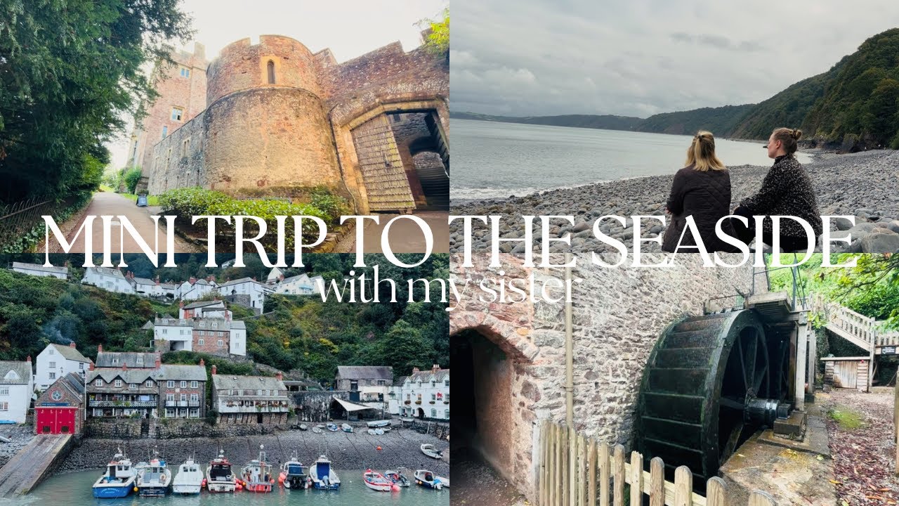 SEASIDE TRIP | Staying at Clovelly, Dyrham Park & trip to Dunster Castle and flour Mill 🍂