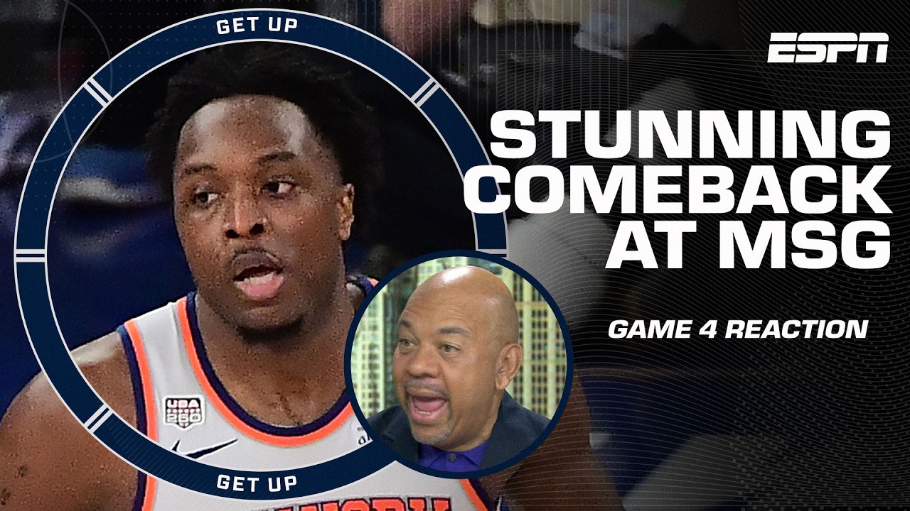 PURGATORY ➡️ DESTINY! 📈 REACTION to the Knicks' HISTORIC comeback in Game 4! | Get Up