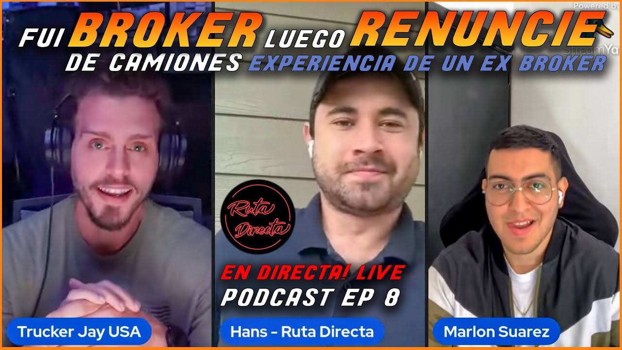 Secretos de un Broker de Camiones Freight Broker tells us all his secrets Ruta Directa podcast Ep 8